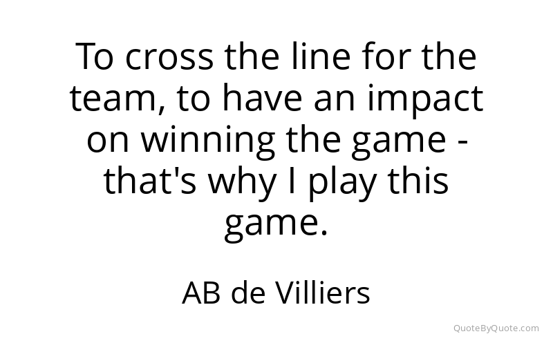 Preview image for this quote by AB de Villiers
