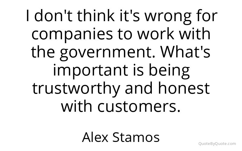 Preview image for this quote by Alex Stamos