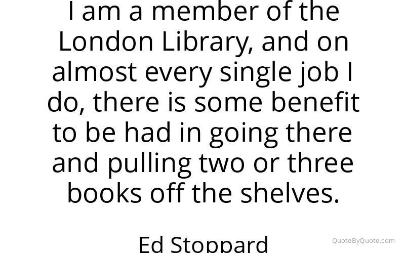 Preview image for this quote by Ed Stoppard