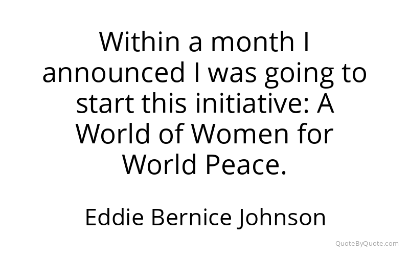 Preview image for this quote by Eddie Bernice Johnson