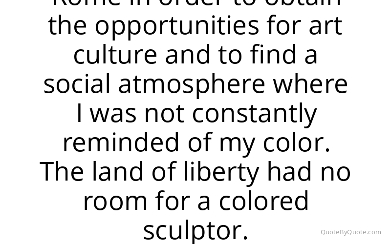 Preview image for this quote by Edmonia Lewis
