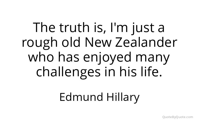 Preview image for this quote by Edmund Hillary