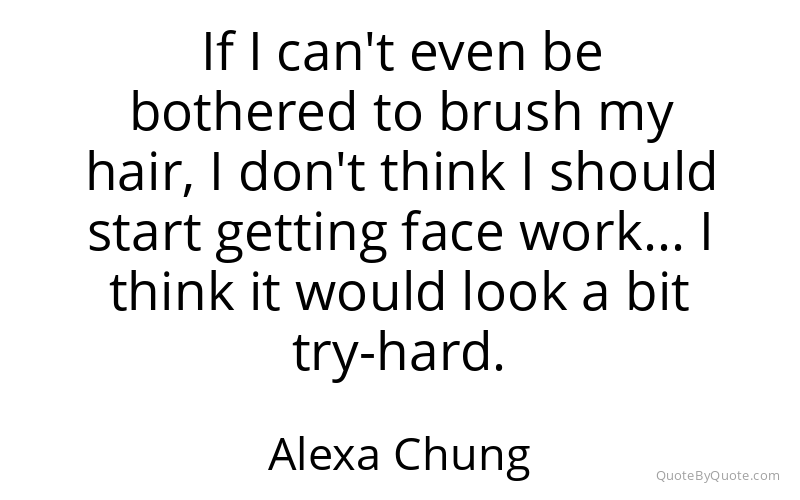 Preview image for this quote by Alexa Chung