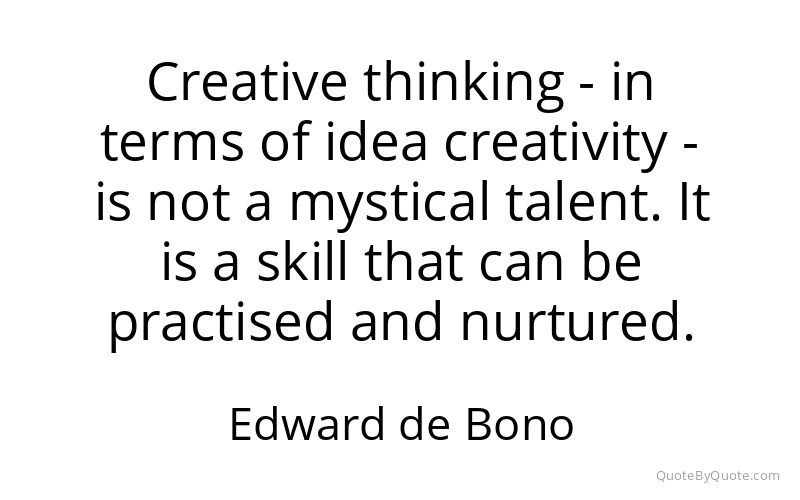 Preview image for this quote by Edward de Bono