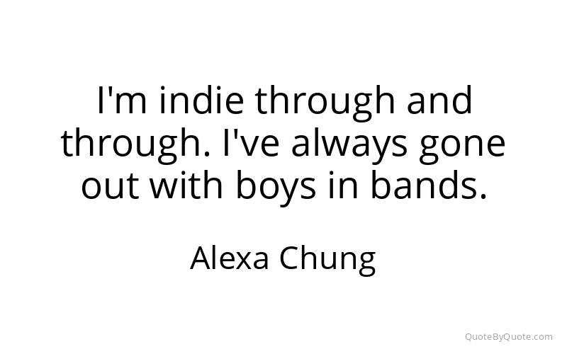 Preview image for this quote by Alexa Chung