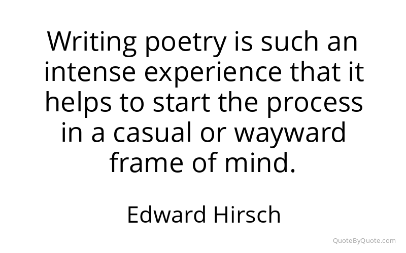 Preview image for this quote by Edward Hirsch