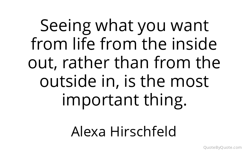 Preview image for this quote by Alexa Hirschfeld