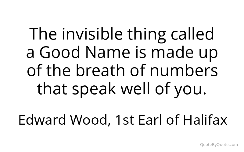 Preview image for this quote by Edward Wood, 1st Earl of Halifax