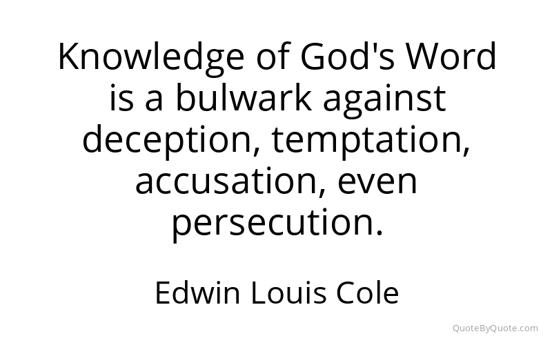 Preview image for this quote by Edwin Louis Cole