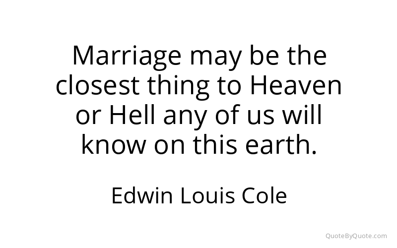 Preview image for this quote by Edwin Louis Cole