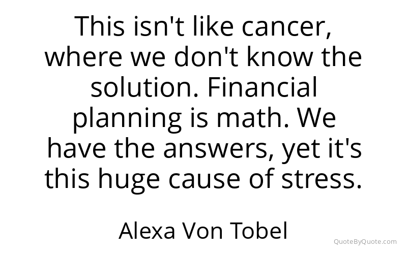 Preview image for this quote by Alexa Von Tobel