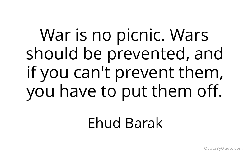 Preview image for this quote by Ehud Barak