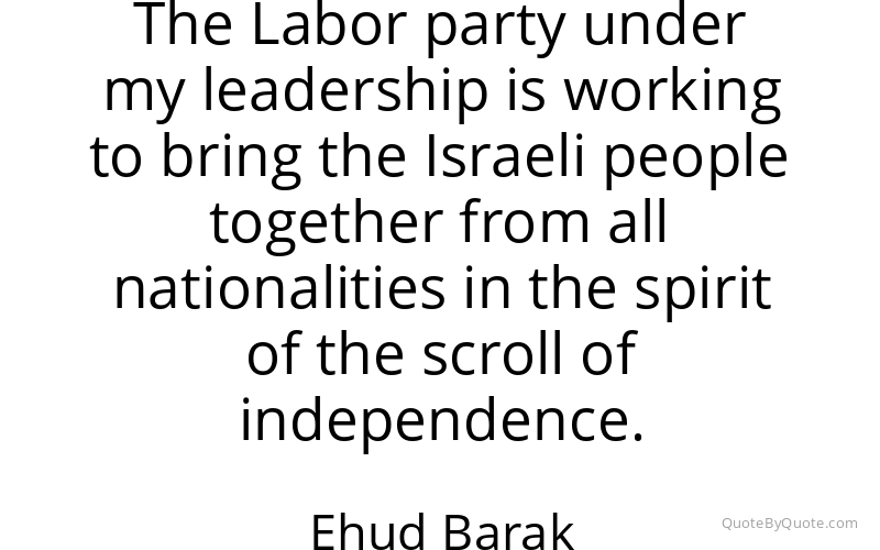 Preview image for this quote by Ehud Barak