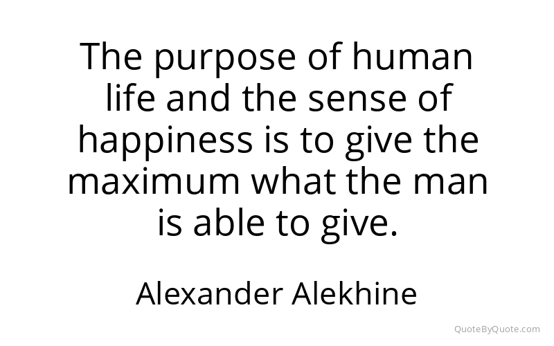 Preview image for this quote by Alexander Alekhine