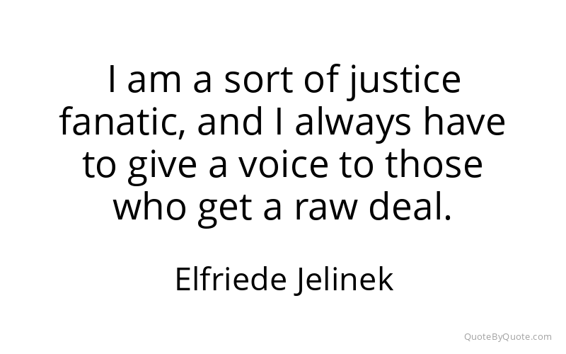 Preview image for this quote by Elfriede Jelinek