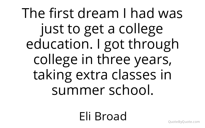 Preview image for this quote by Eli Broad
