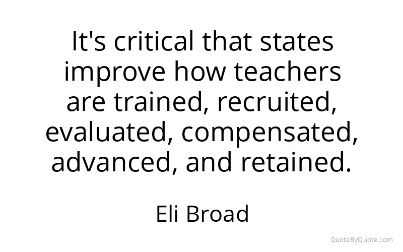 Preview image for this quote by Eli Broad