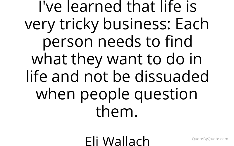 Preview image for this quote by Eli Wallach