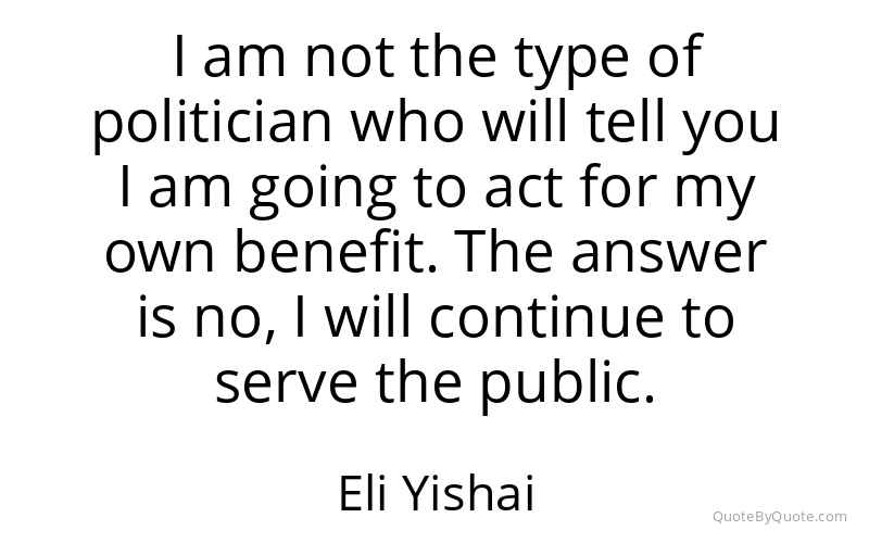 Preview image for this quote by Eli Yishai