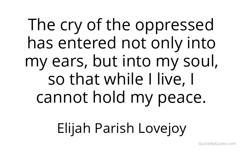 Preview image for this quote by Elijah Parish Lovejoy