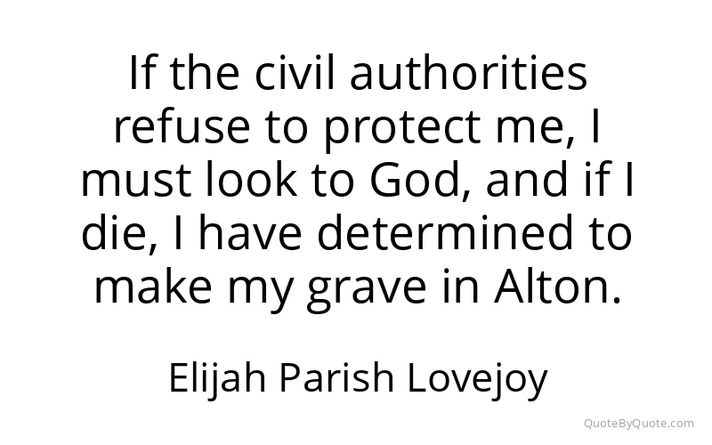 Preview image for this quote by Elijah Parish Lovejoy
