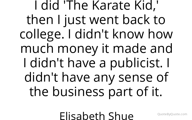 Preview image for this quote by Elisabeth Shue