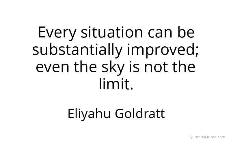 Preview image for this quote by Eliyahu Goldratt