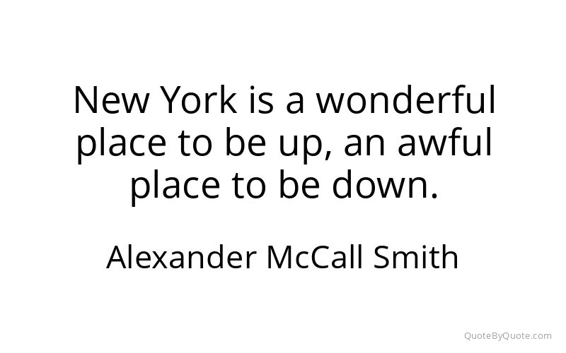 Preview image for this quote by Alexander McCall Smith