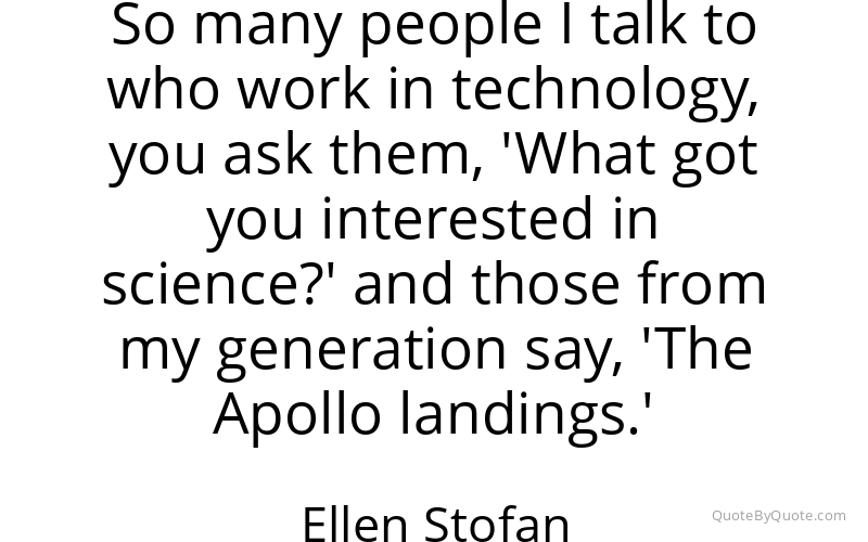 Preview image for this quote by Ellen Stofan