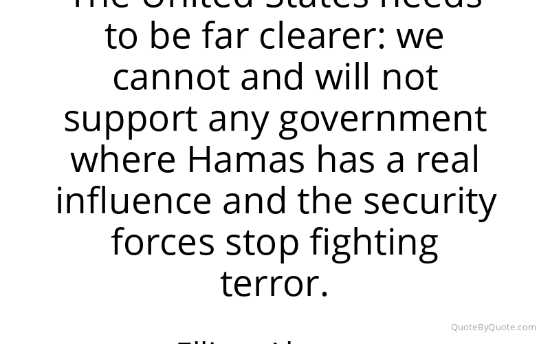 Preview image for this quote by Elliott Abrams