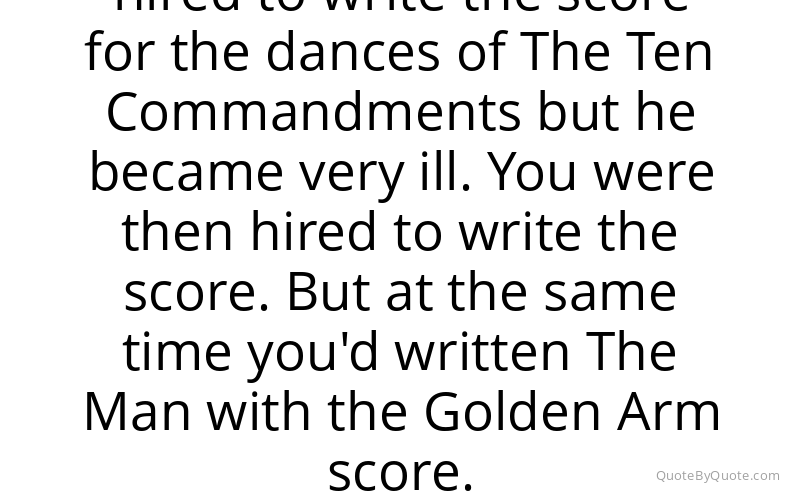 Preview image for this quote by Elmer Bernstein