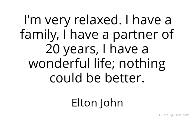 Preview image for this quote by Elton John
