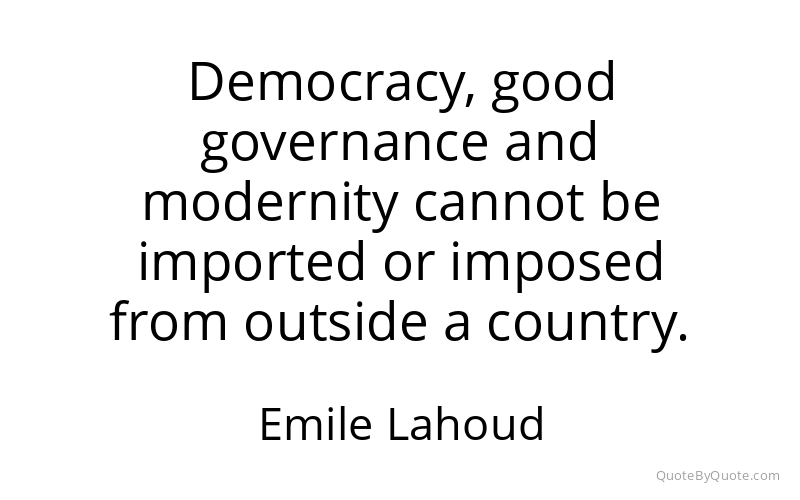 Preview image for this quote by Emile Lahoud