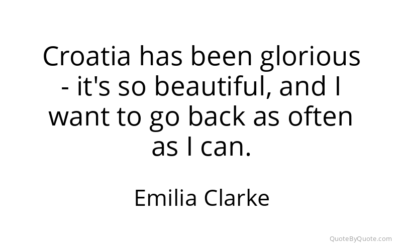 Preview image for this quote by Emilia Clarke