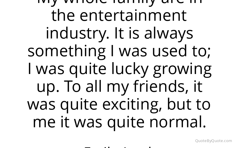 Preview image for this quote by Emily Atack