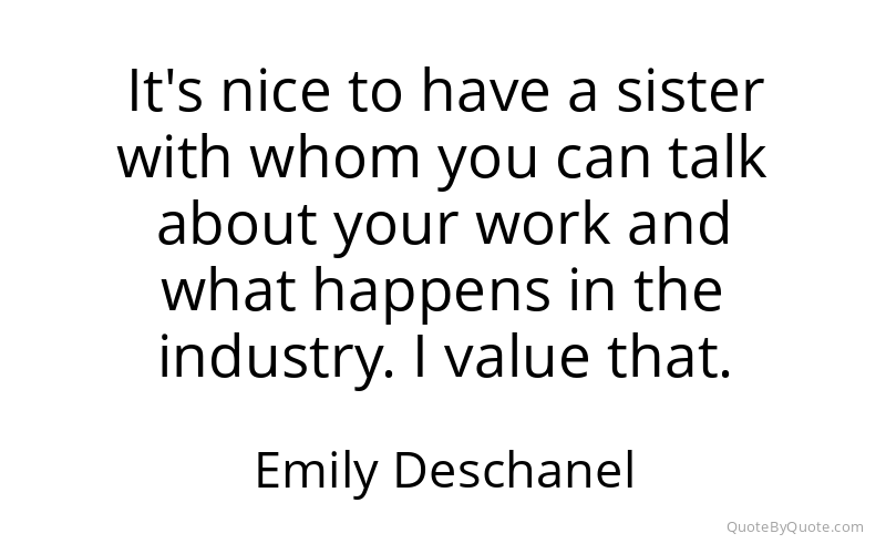 Preview image for this quote by Emily Deschanel