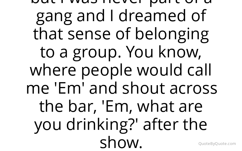 Preview image for this quote by Emily Mortimer