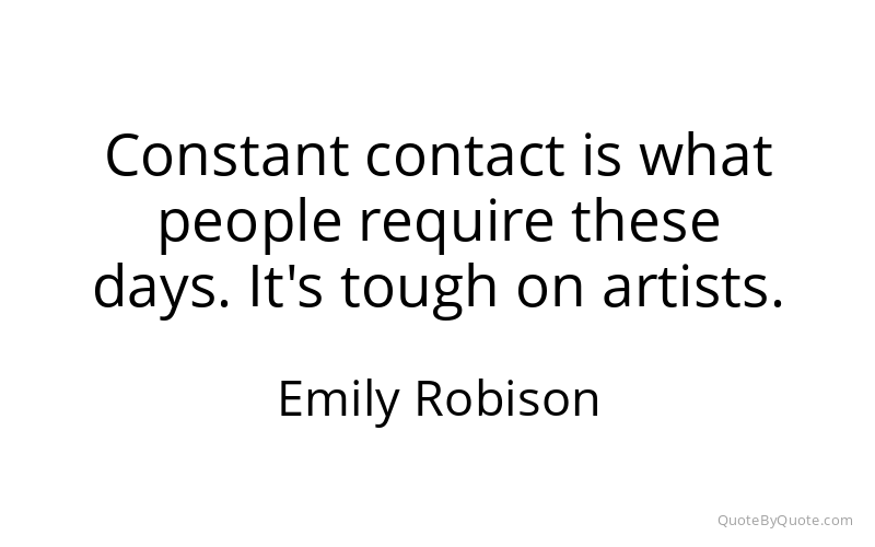 Preview image for this quote by Emily Robison