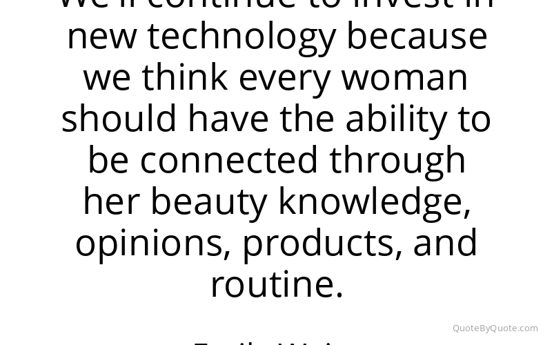 Preview image for this quote by Emily Weiss