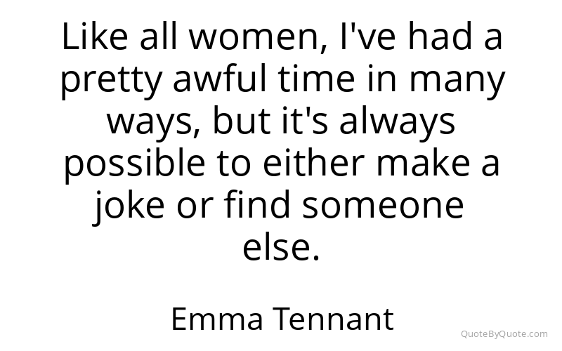 Preview image for this quote by Emma Tennant
