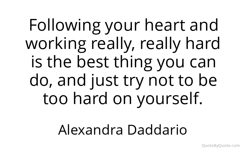 Preview image for this quote by Alexandra Daddario