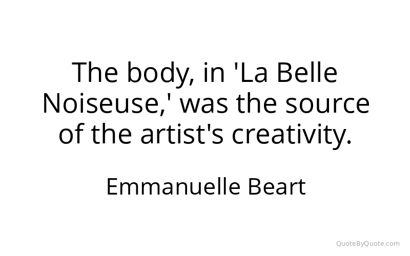 Preview image for this quote by Emmanuelle Beart