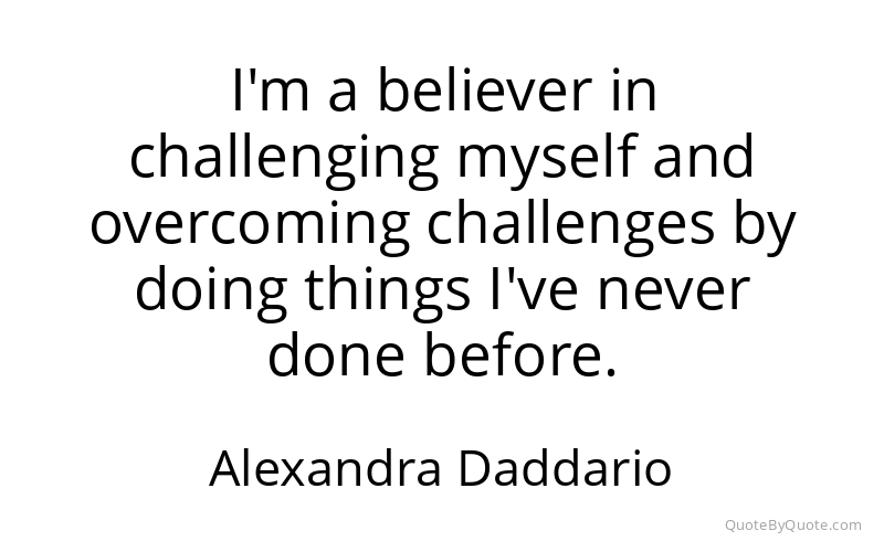 Preview image for this quote by Alexandra Daddario