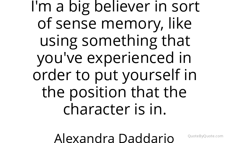 Preview image for this quote by Alexandra Daddario