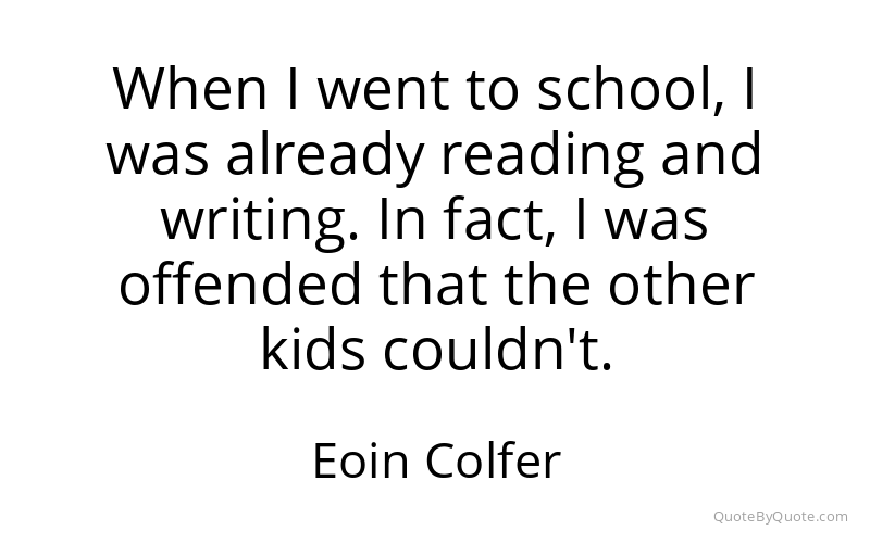 Preview image for this quote by Eoin Colfer