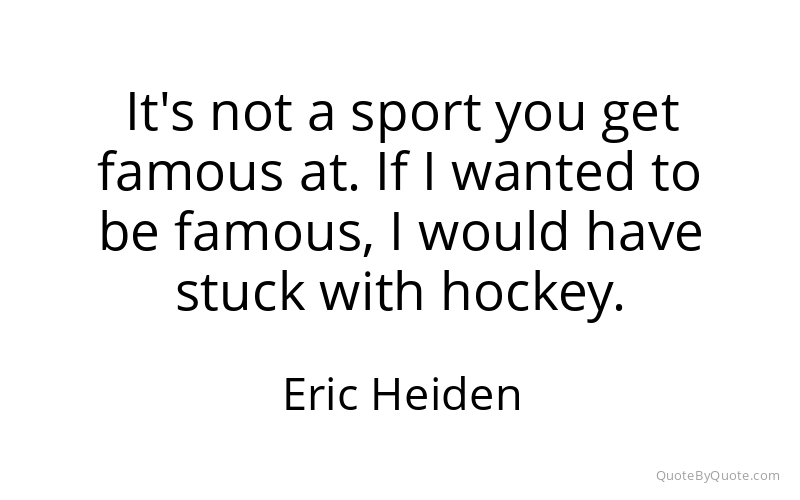 Preview image for this quote by Eric Heiden