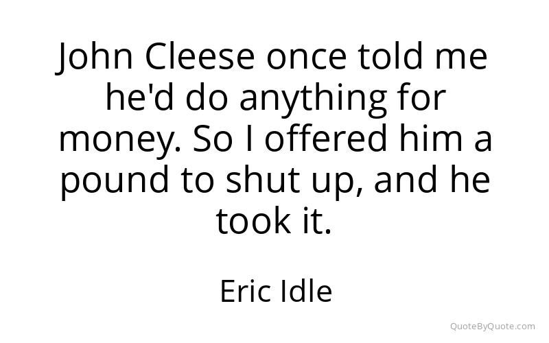 Preview image for this quote by Eric Idle