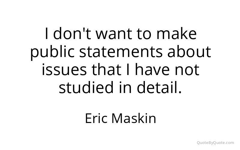 Preview image for this quote by Eric Maskin