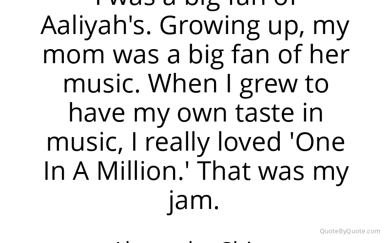 Preview image for this quote by Alexandra Shipp