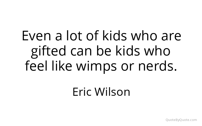 Preview image for this quote by Eric Wilson